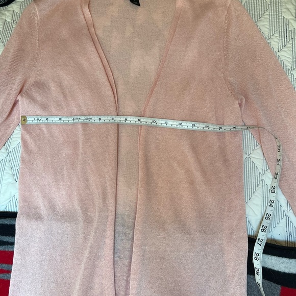 Halogen Summer Cardigan, soft pink, linen blend - Picture 8 of 10